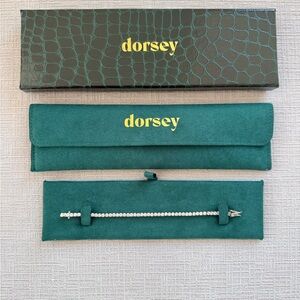 DORSEY | Kate Rivière Bracelet in 3.75MM Lab White Sapphire